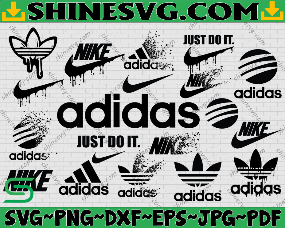 Bundle 18 Files Adidas Logo Fashion Svg, Adidas Logo Svg, Nike Logo svg ...