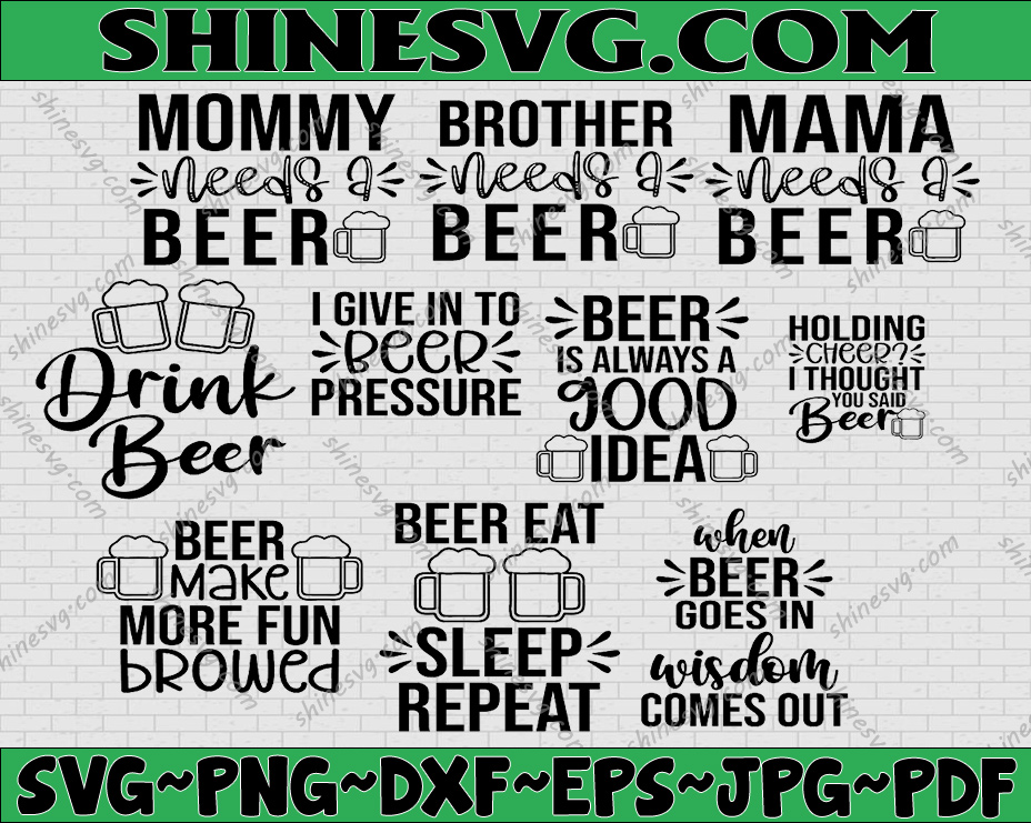 Beer SVG Bundle, Funny Quotes svg, Alcohol svg, Drinking svg, Dad svg ...