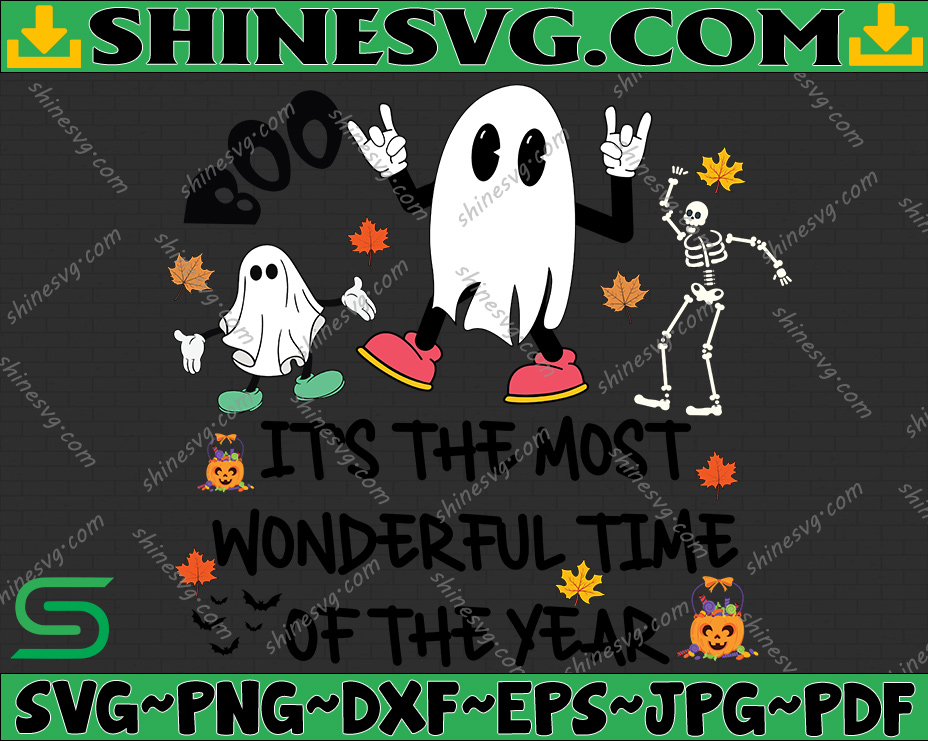 Fall Coffee svg, Cute Halloween Fall svg, Its the most wonderful time ...